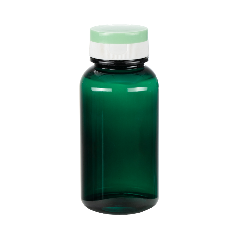 Bottiglia rotonda alta in PET da 200 ml