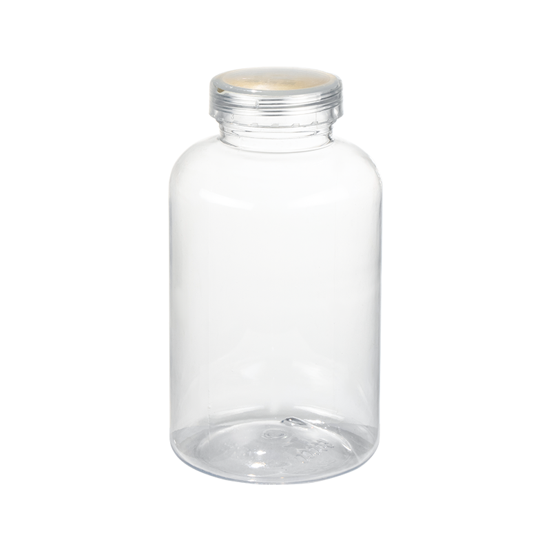 Bottiglia rotonda semplice in PET da 500 ml