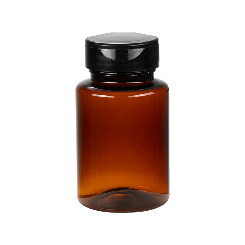 Bottiglia rotonda in PET da 120 ml