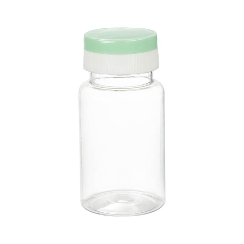 Bottiglia rotonda in PET da 100 ml