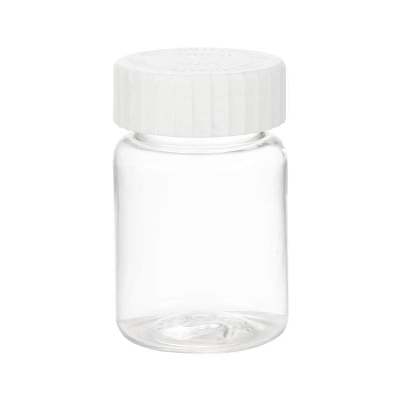 Bottiglia rotonda in PET da 60 ml