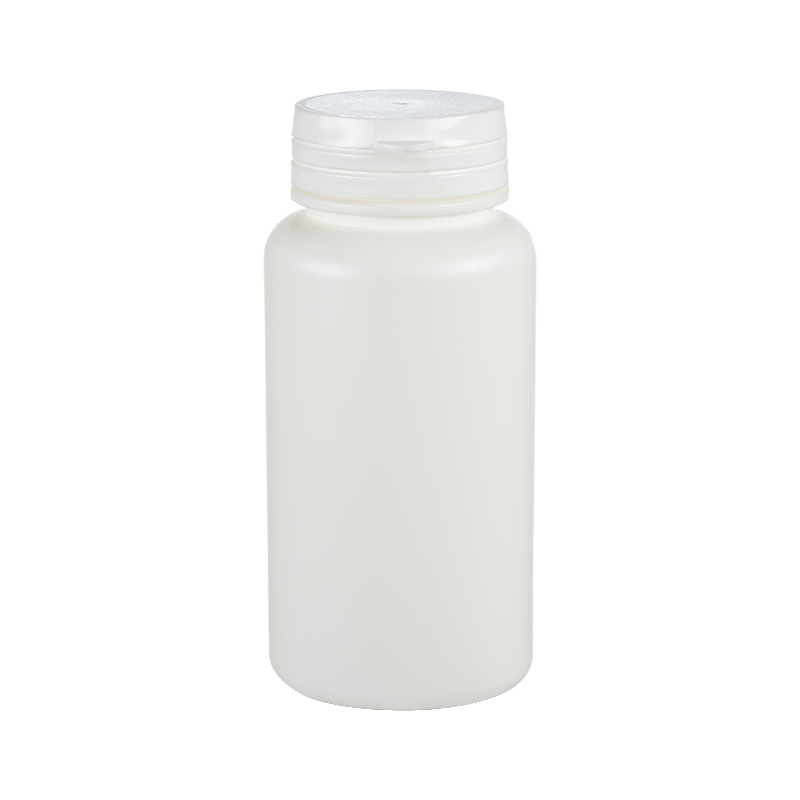 Flacone rotondo alto opaco in HDPE da 150 ml